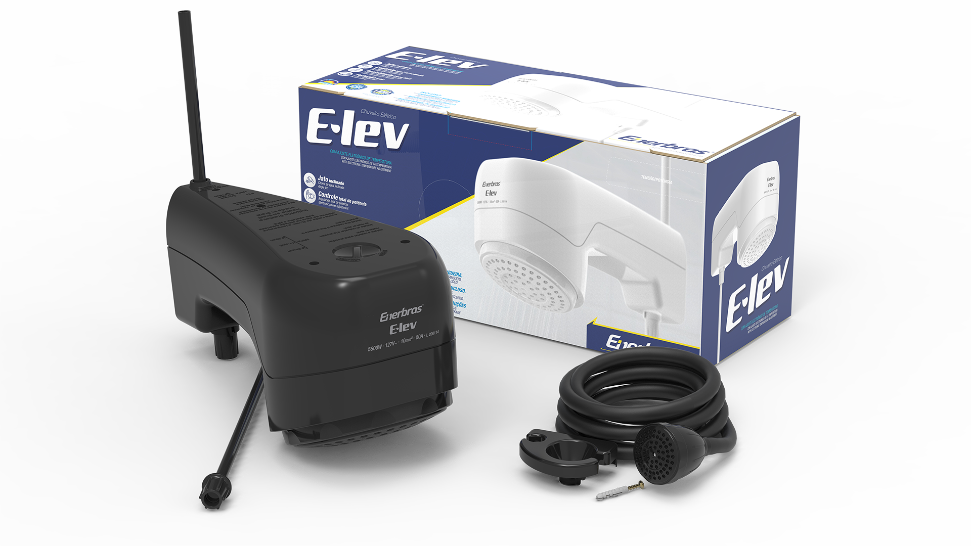 Electronic shower E-lev