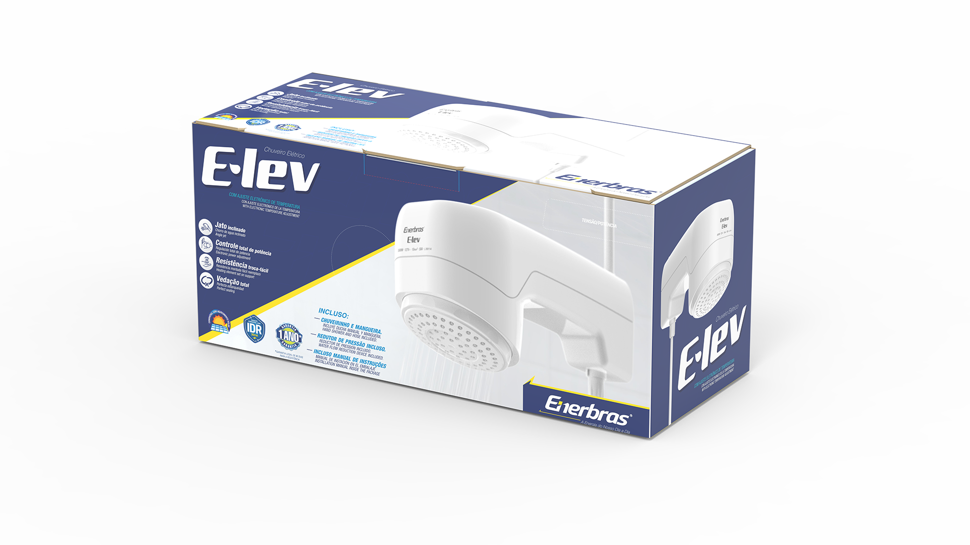 Electronic shower E-lev