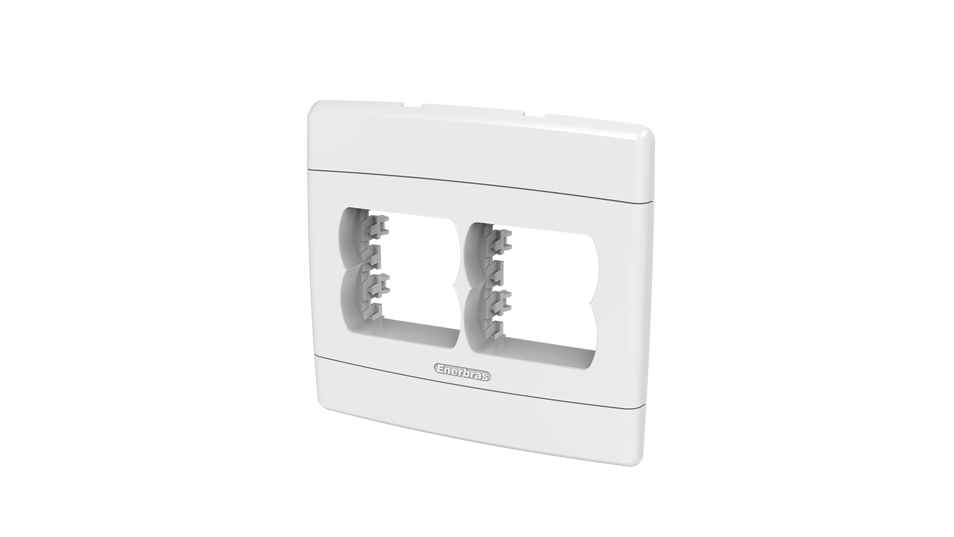Placa-suporte 4x4" 2+2 módulos