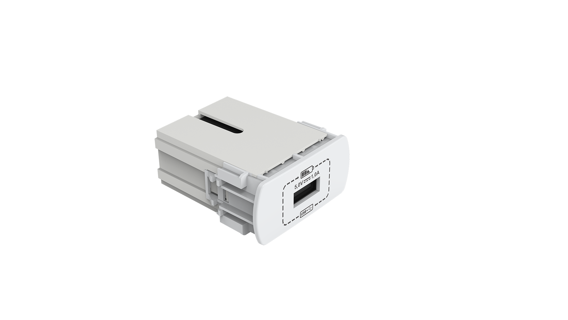 Módulo tomada recarga usb