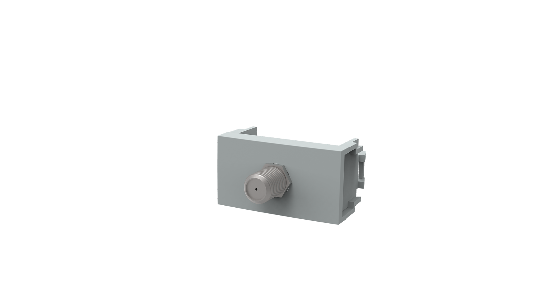 Módulo tomada coaxial antena tv