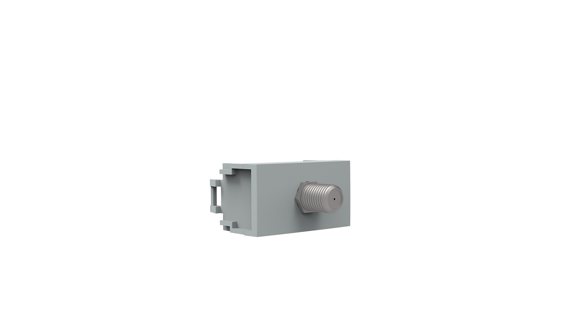 Módulo tomada coaxial antena tv