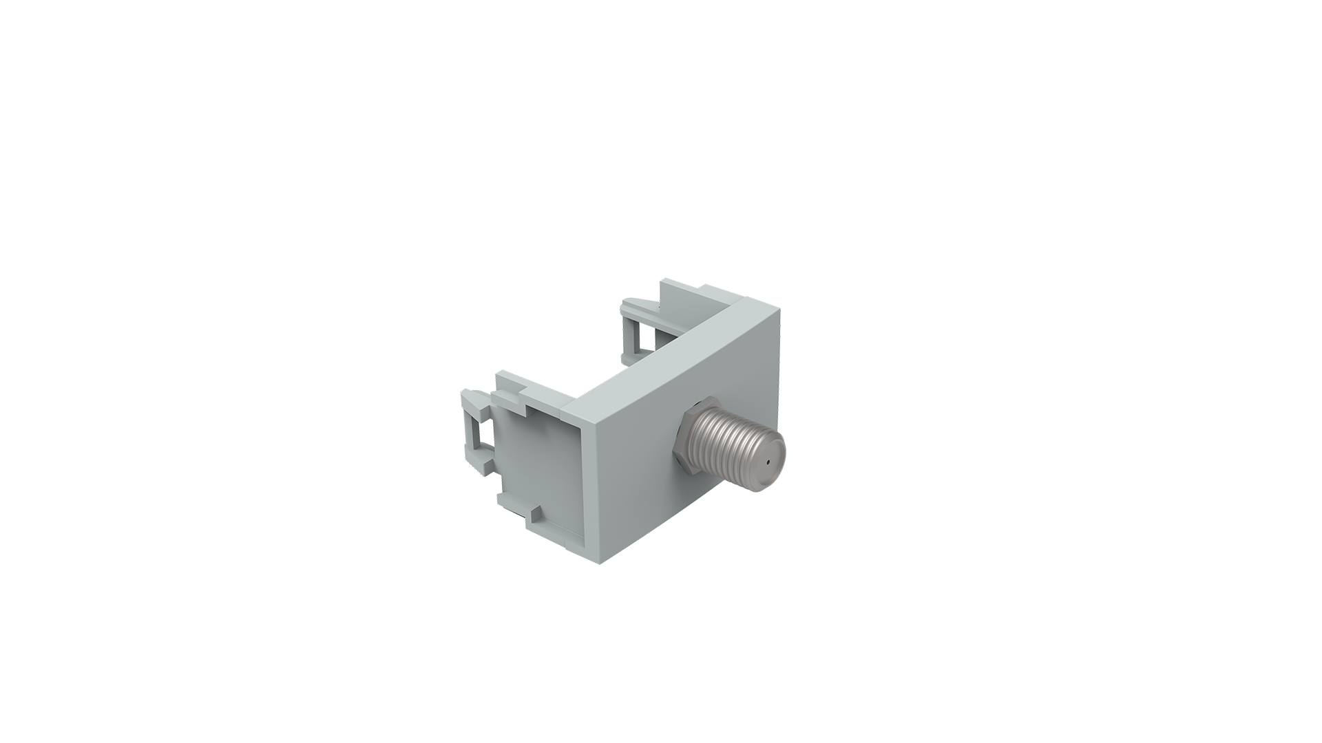 Módulo tomada coaxial antena tv
