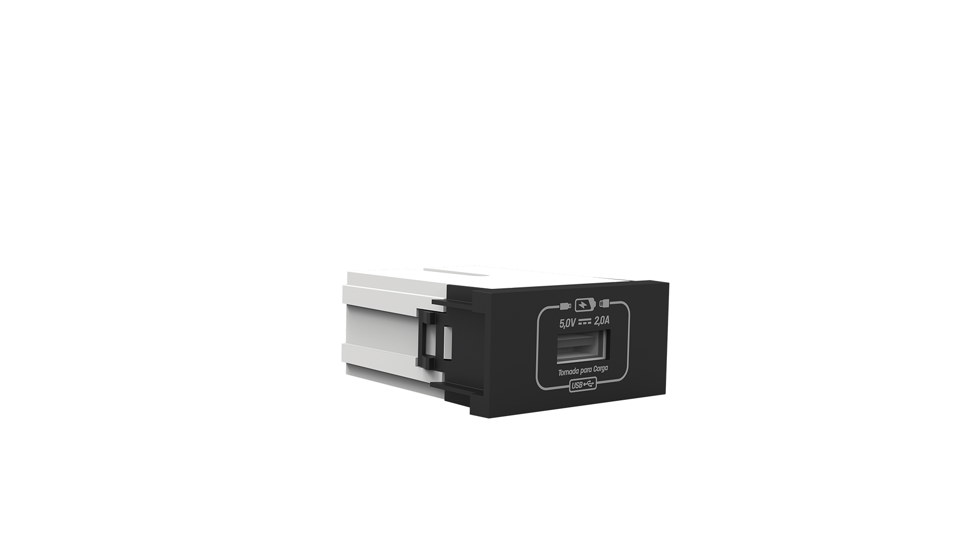 Módulo tomada recarga usb 5v/2.0a