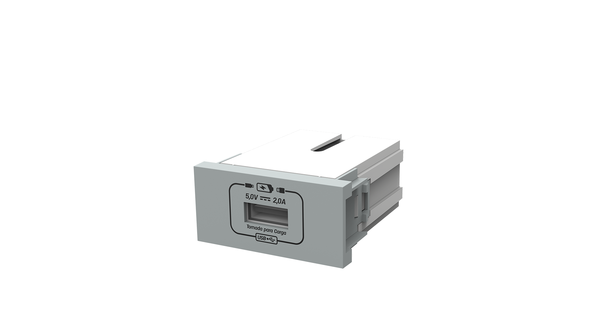 Módulo tomada recarga usb 5v/2.0a