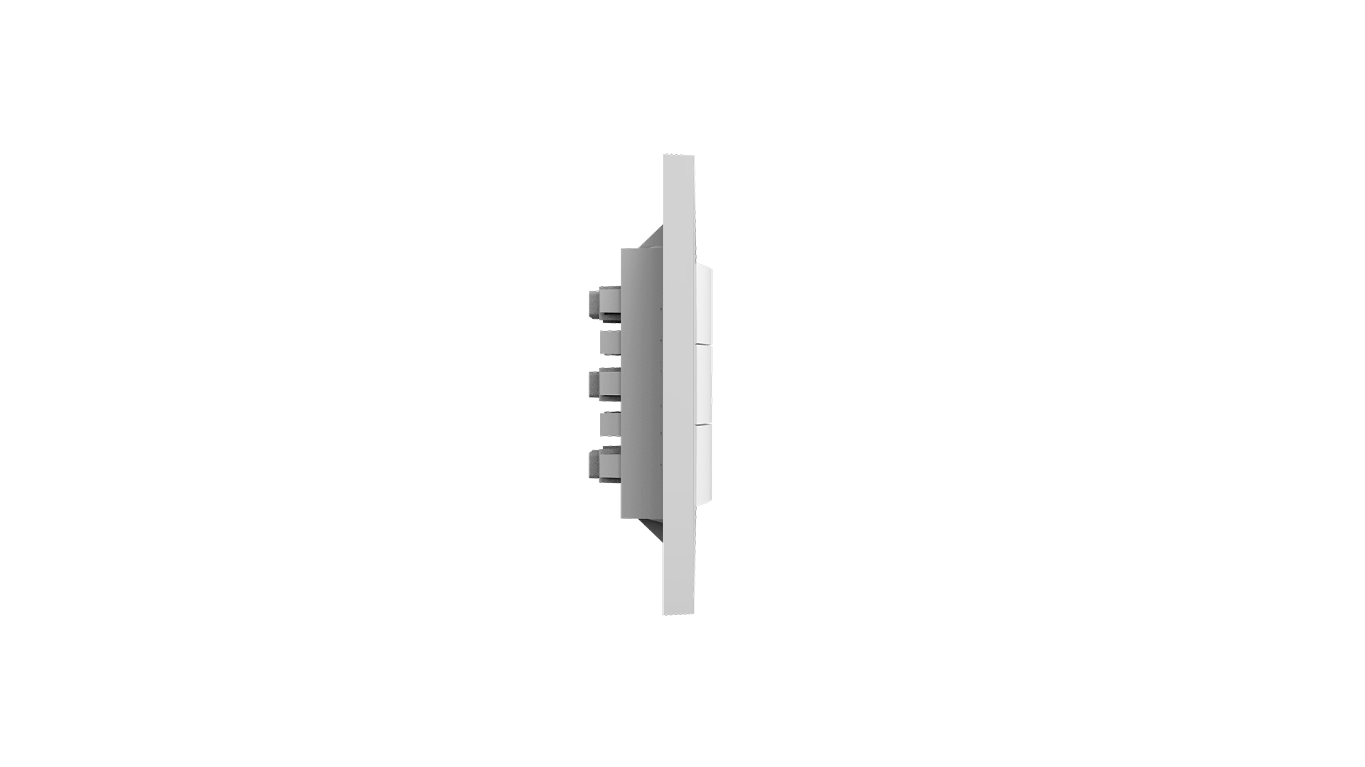 Conjunto interruptor 3 teclas paralelo