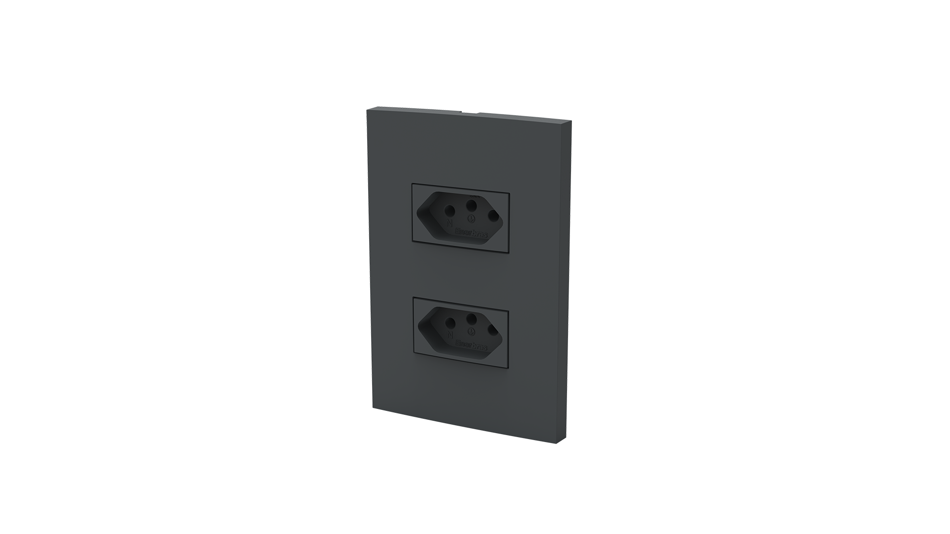 Conjunto tomada dupla 10a 250v~
