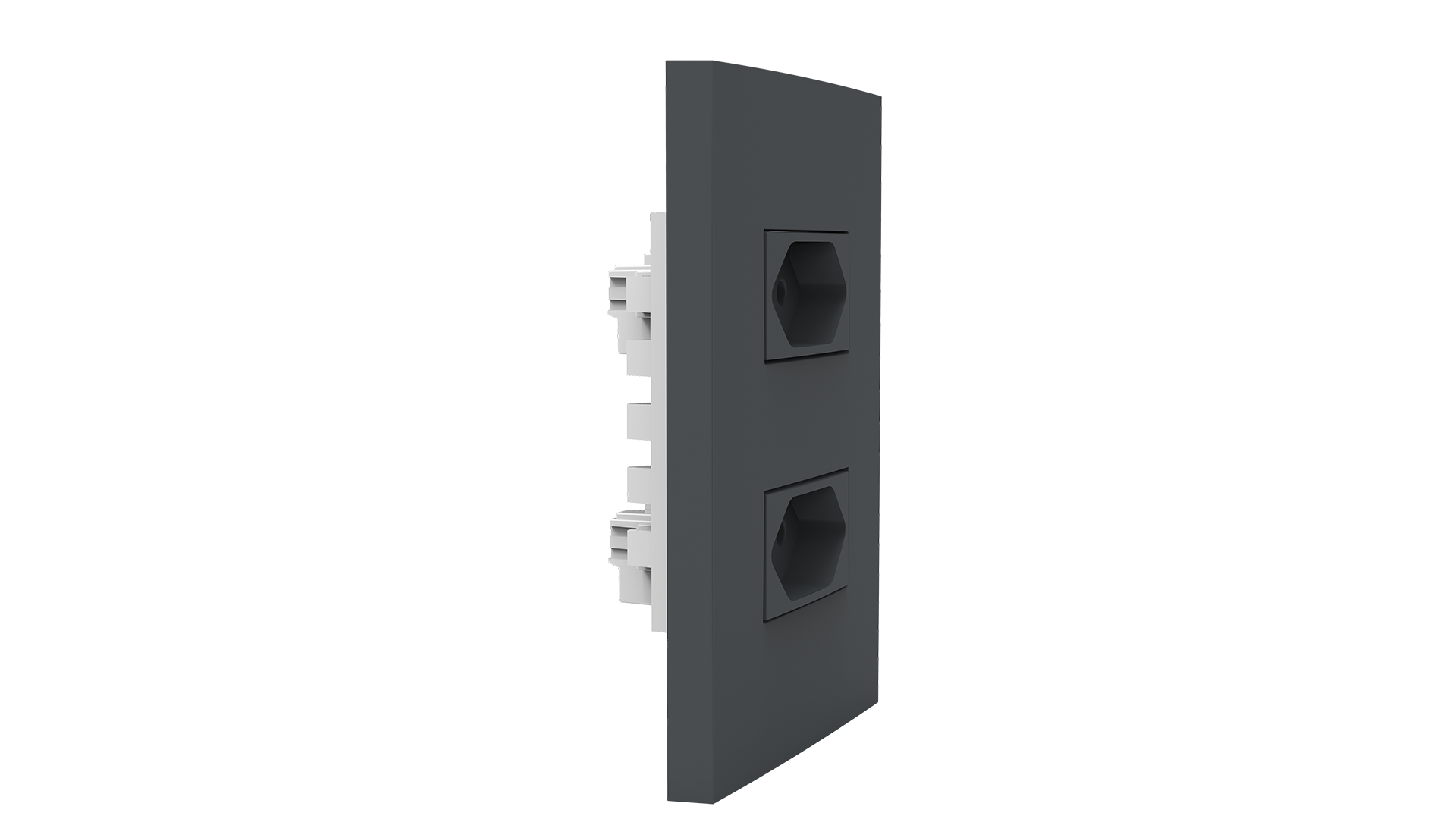 Conjunto tomada dupla 10a 250v~