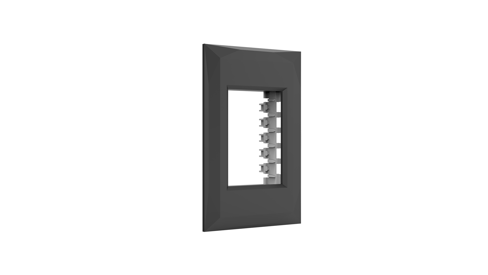 Conjunto placa 3 módulos + suporte 2x4"