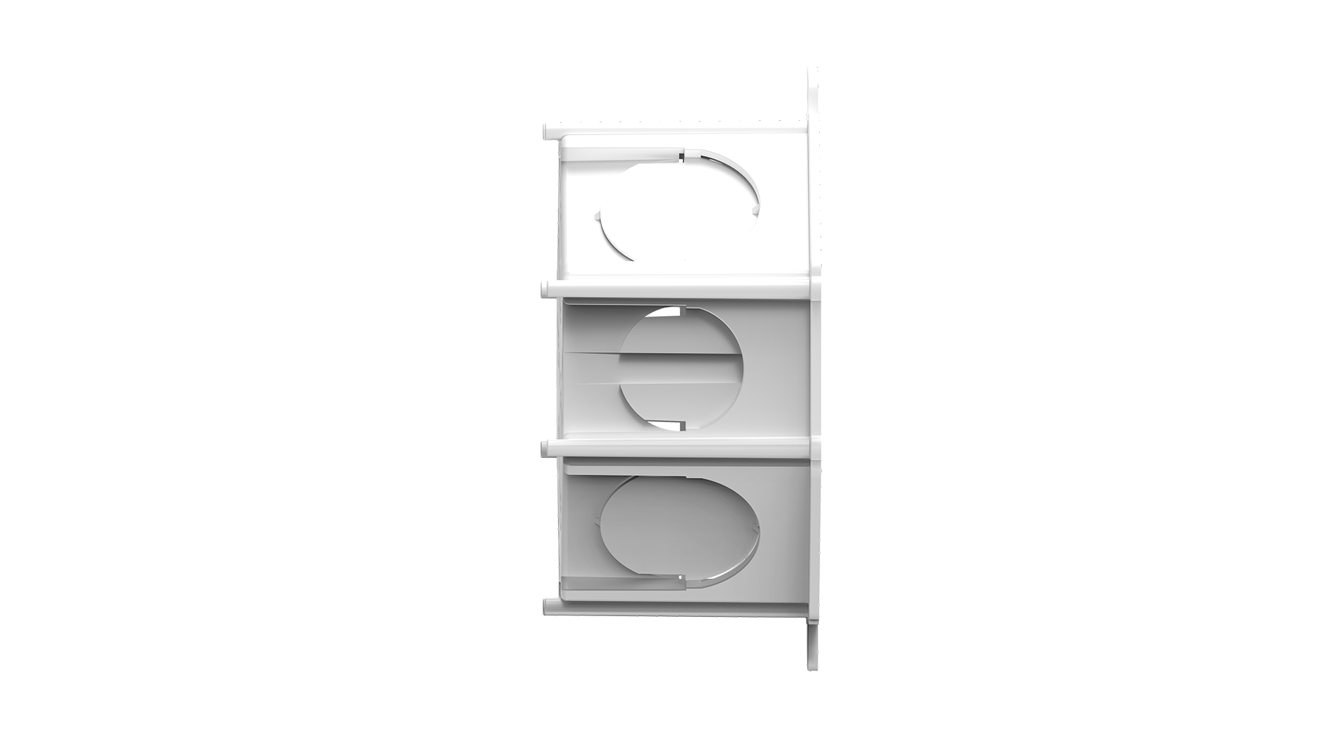 Caixa embutir em alveria 4"x50mm octogonal com fundo