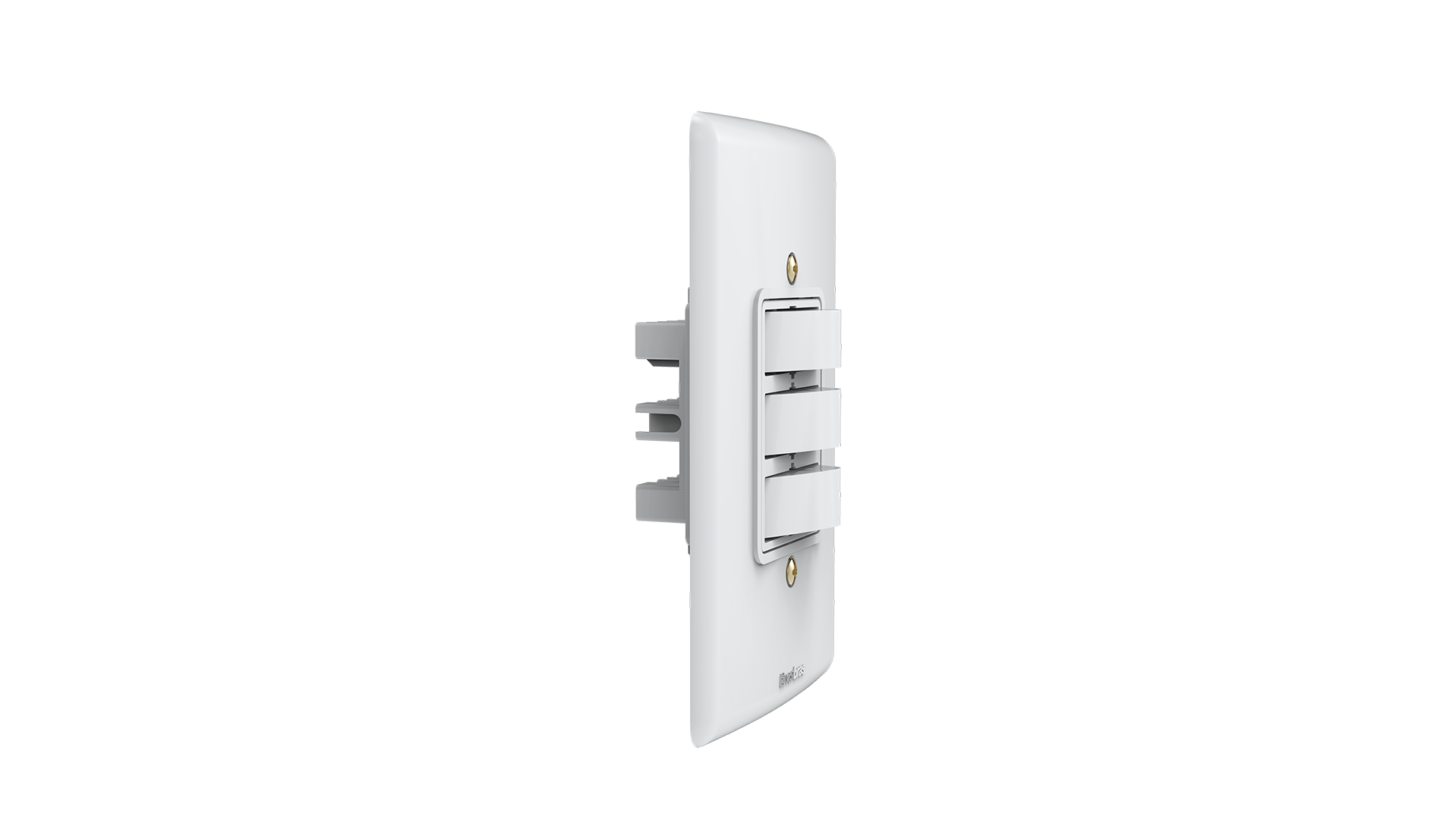 Conjunto interruptor 3 teclas paralelo