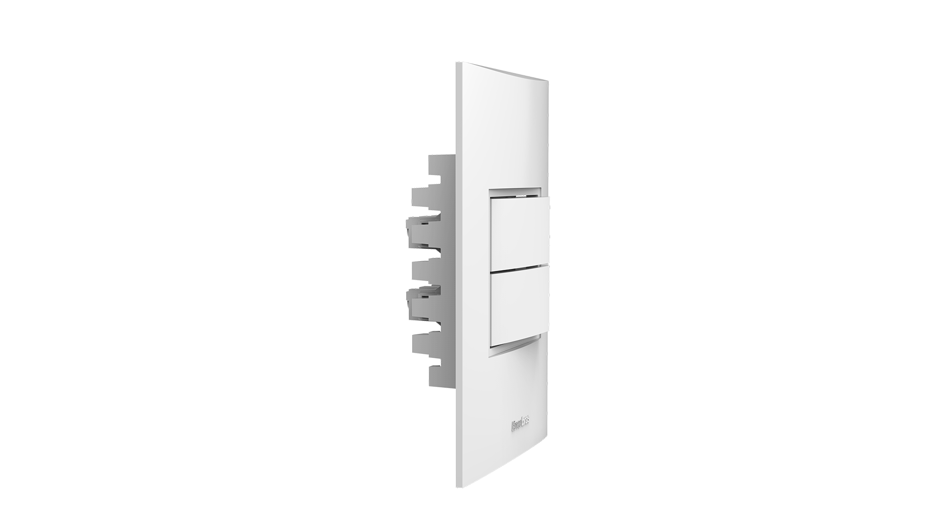 Conjunto interruptor 2 teclas paralelo