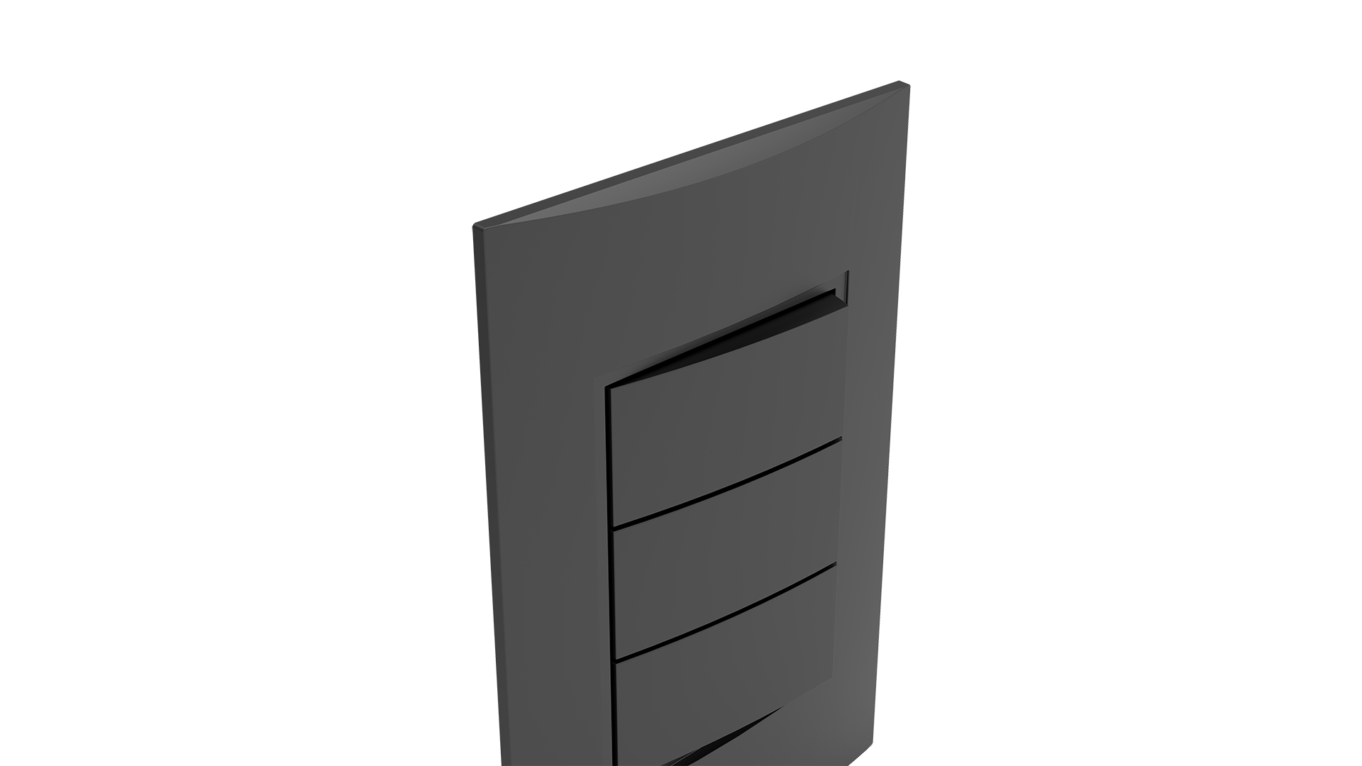 Conjunto interruptor 3 teclas paralelo