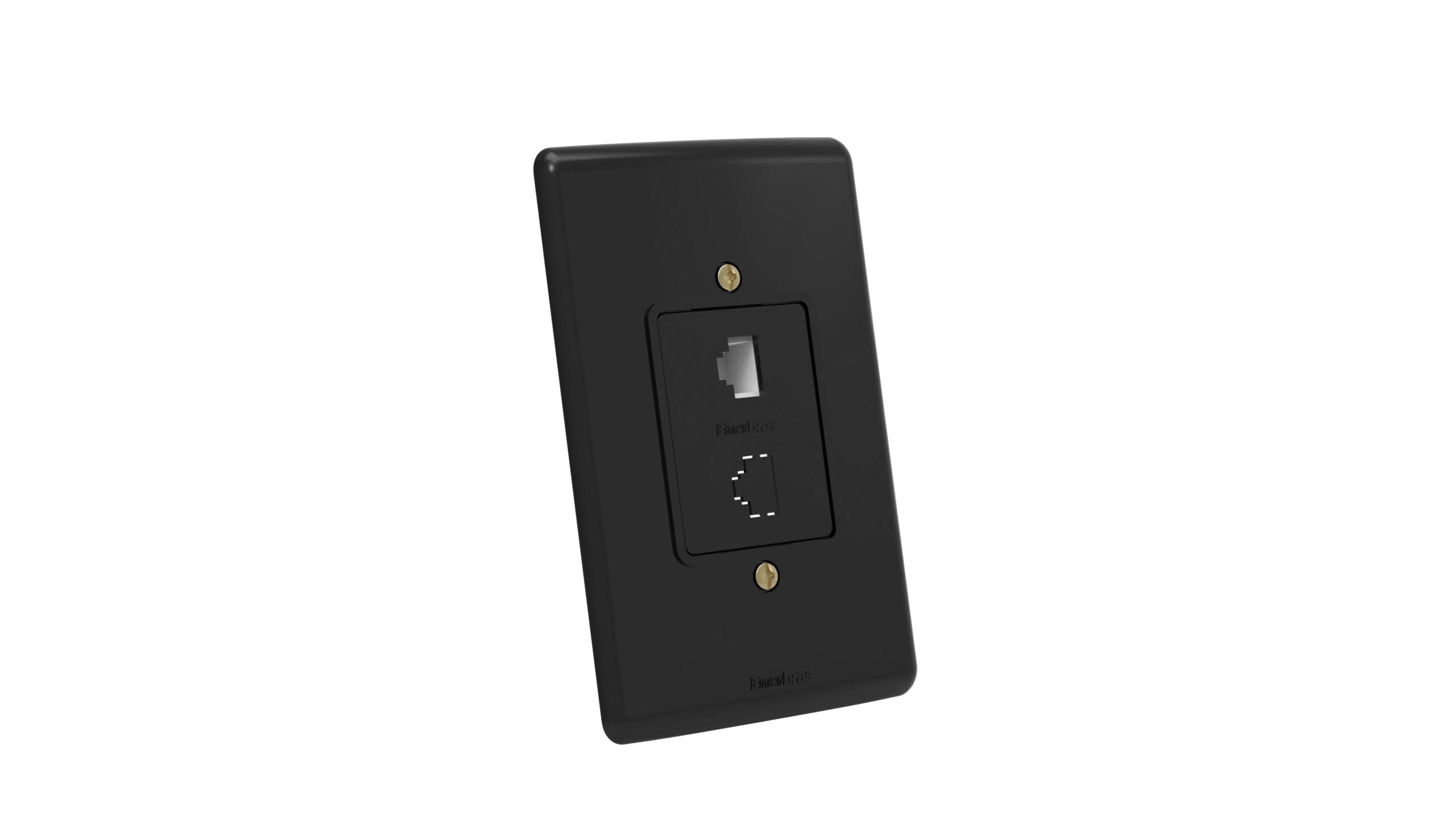Conj tomada rj-45 dados cat. 5e -artis preta