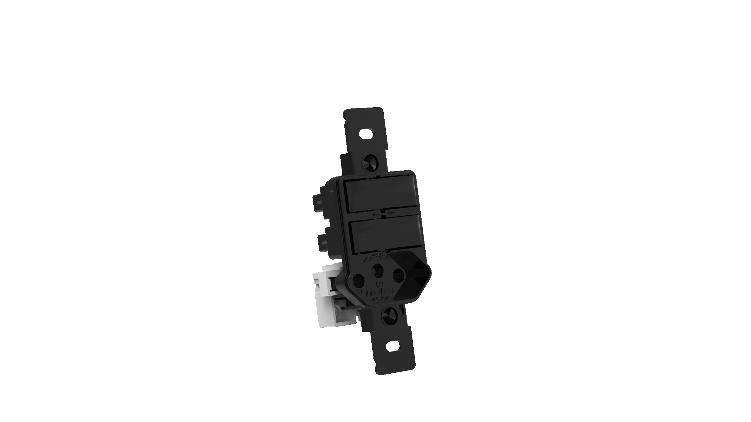 Mod int 2 tc paralelo +tomada 20a -artis preta