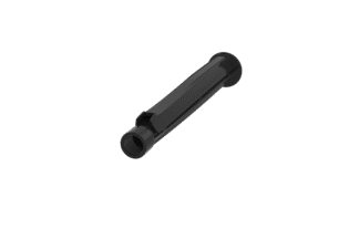 Brazo para ducha com alojamiento 30cm negro