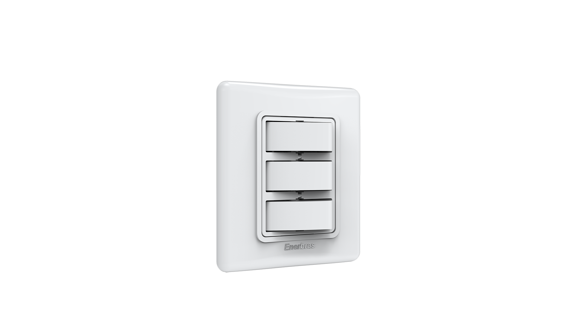 Conjunto interruptor 3 teclas simples