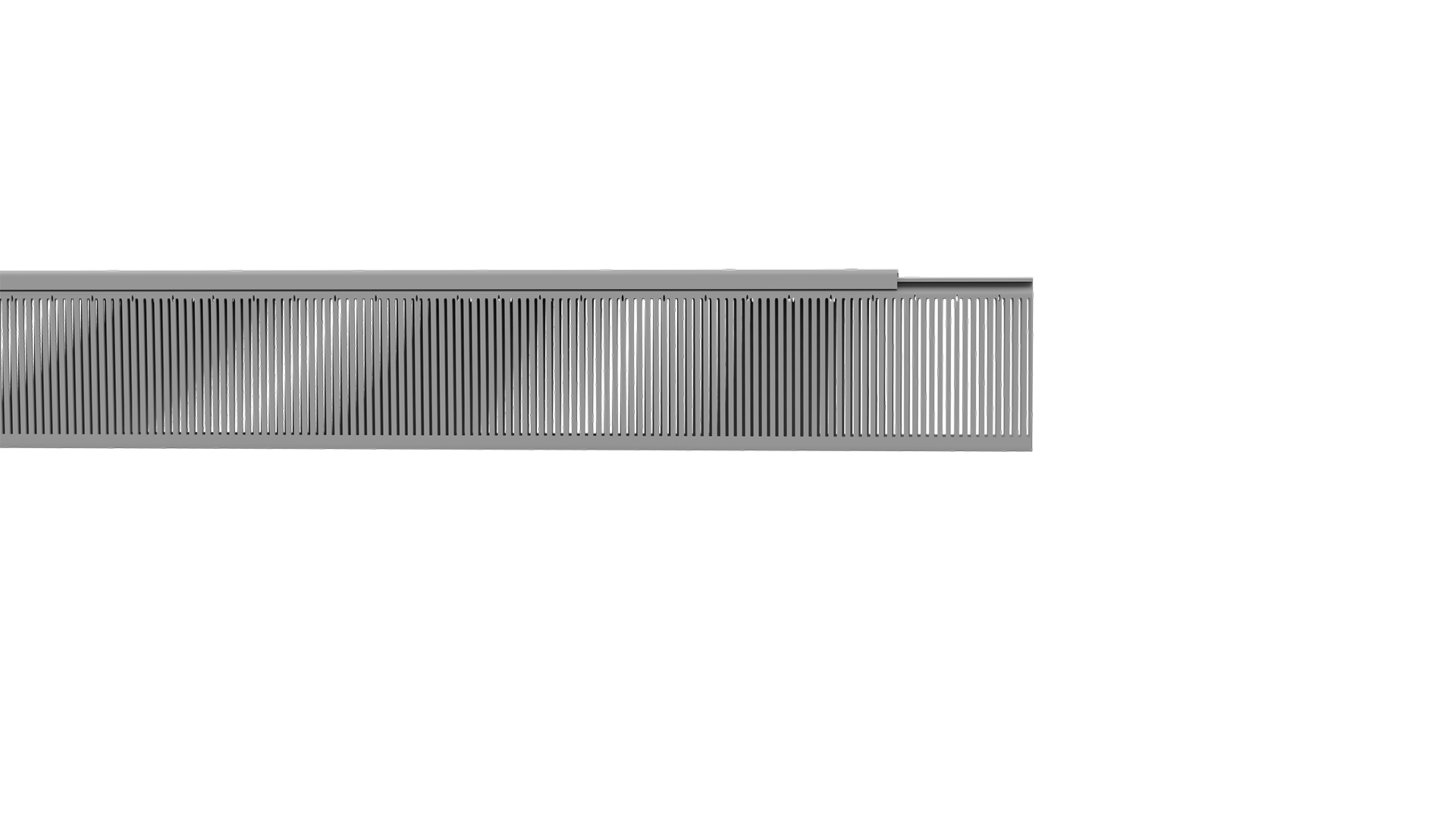Canaleta industrial 30x80 semi aberta