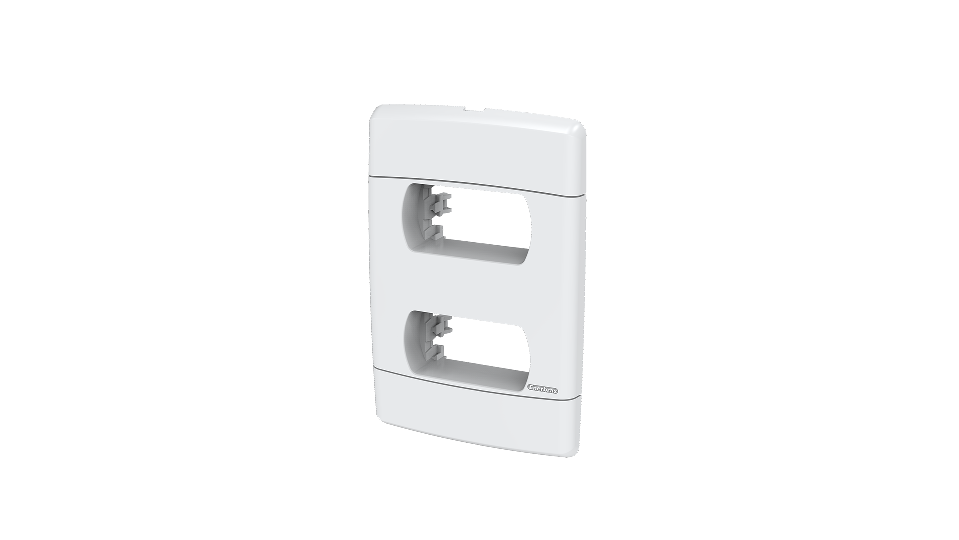 Placa-suporte 2x4" 2+2 módulos distanciados