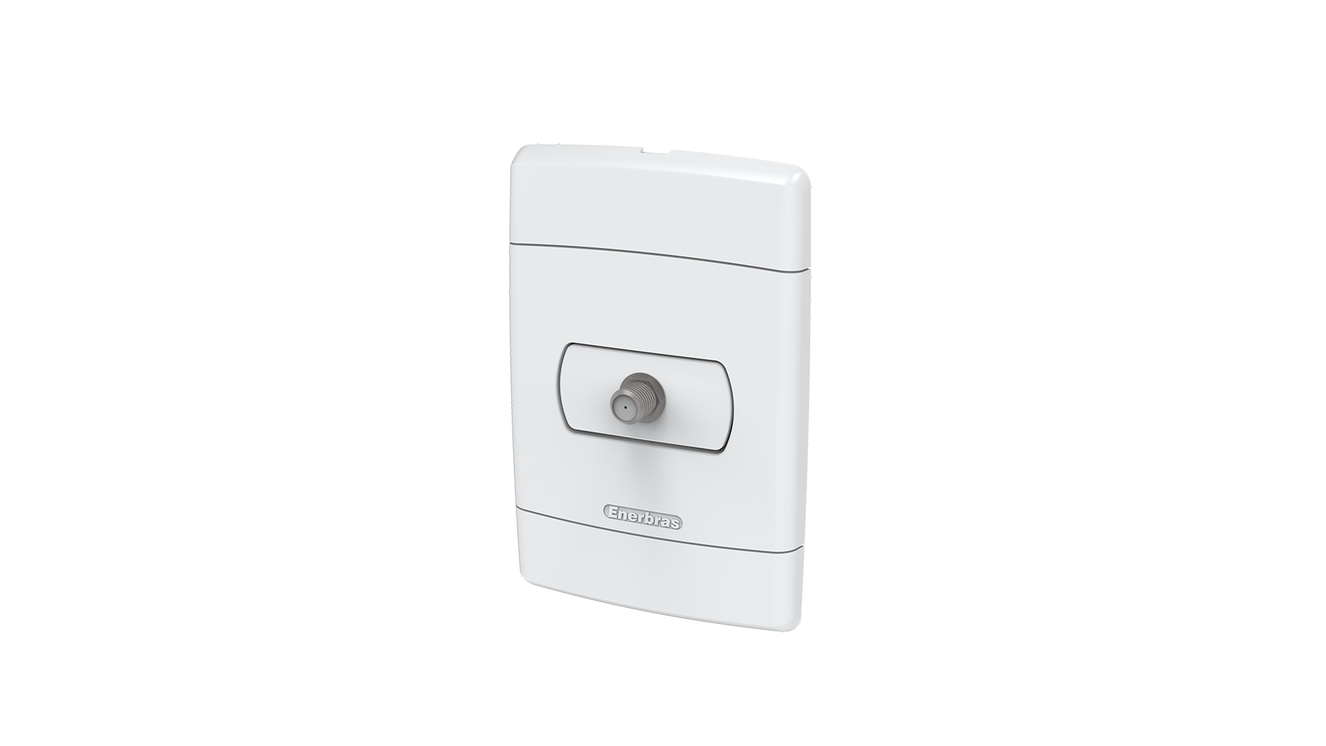 Conjunto tomada coaxial / antena de tv