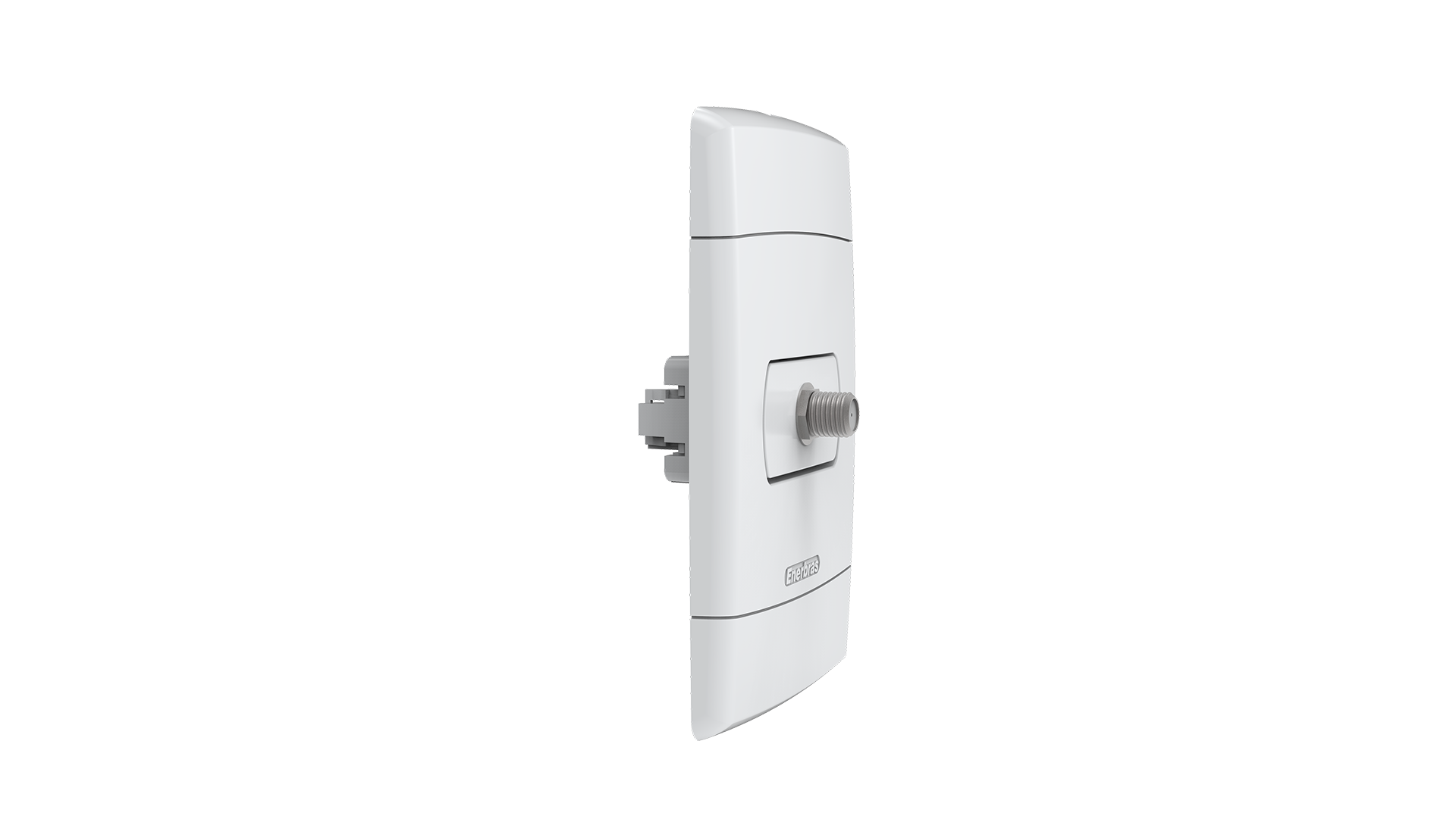 Conjunto tomada coaxial / antena de tv