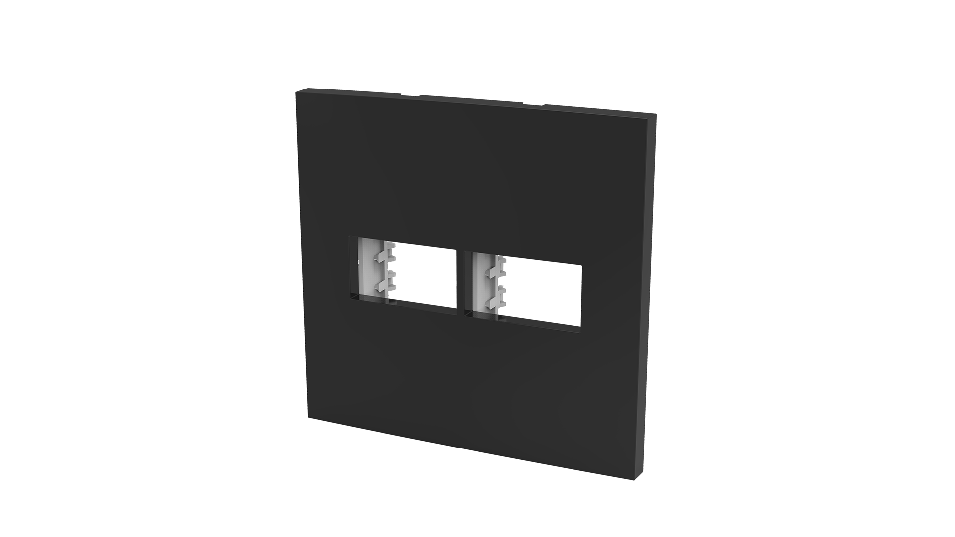 Conjunto placa + suporte com 1+1 módulos 4x4"