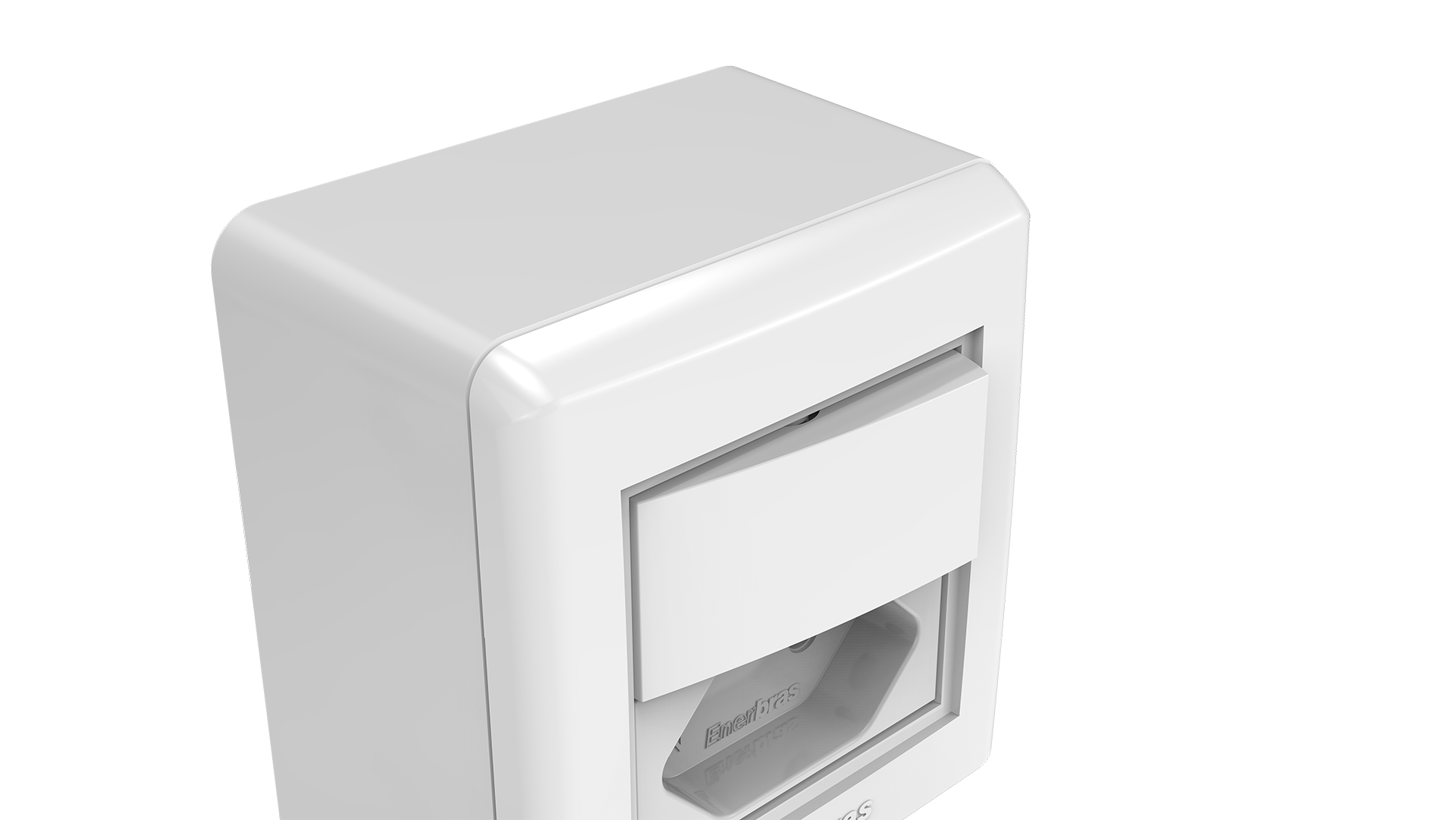 Conjunto interruptores 1 tecla simples + tomada 20a