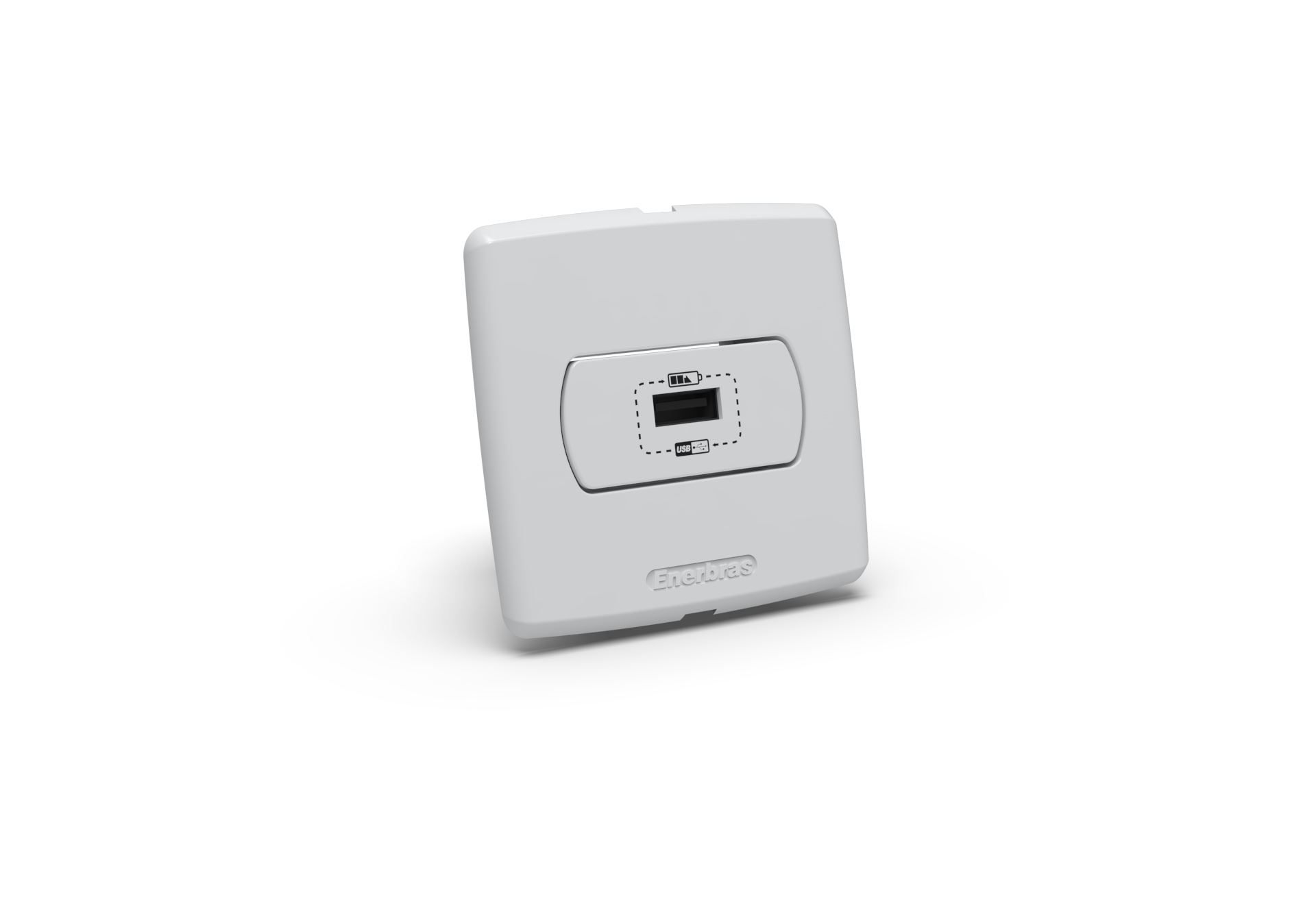 Conjunto tomada recarga usb 5v/2.0a