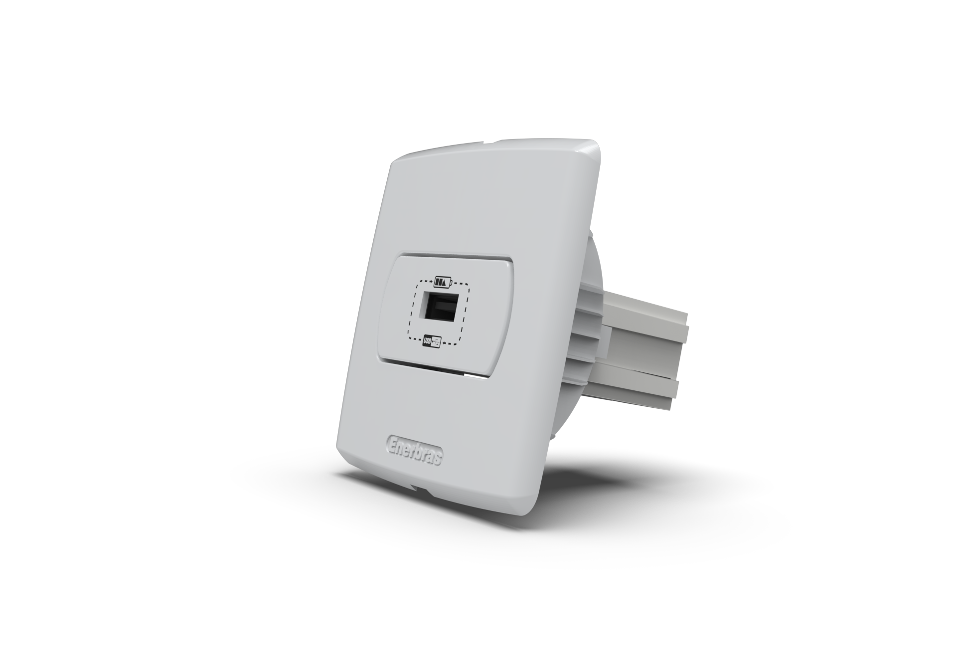 Conjunto tomada recarga usb 5v/2.0a