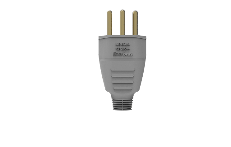 Plugue 2P+T 10A