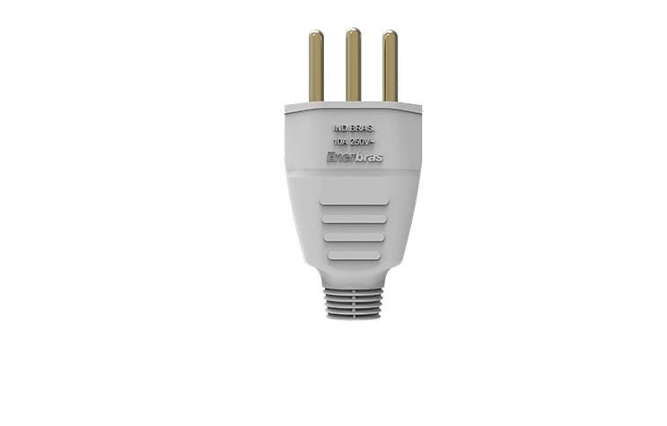 Plugue 2P+T 10A