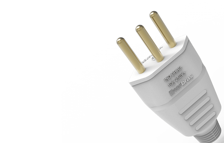 Plugue 2P+T 10A