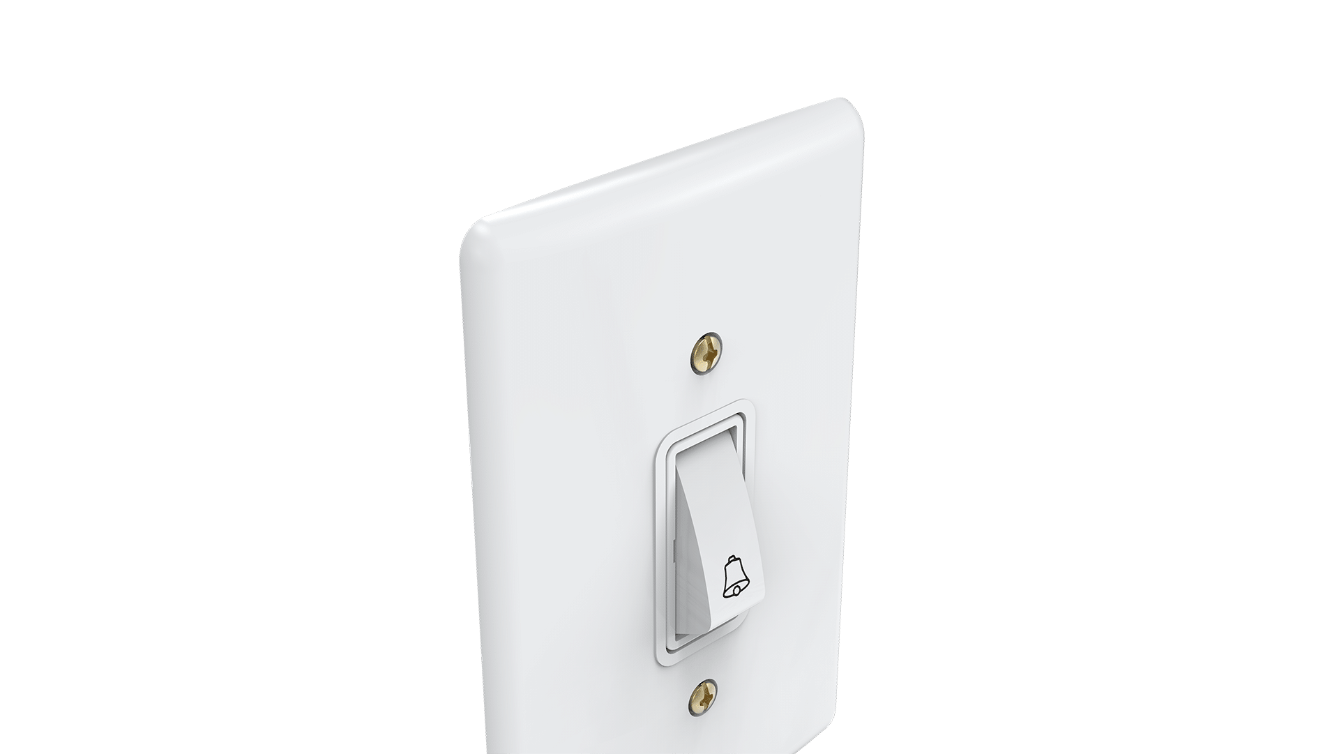Conjunto interruptor 1 tecla campainha