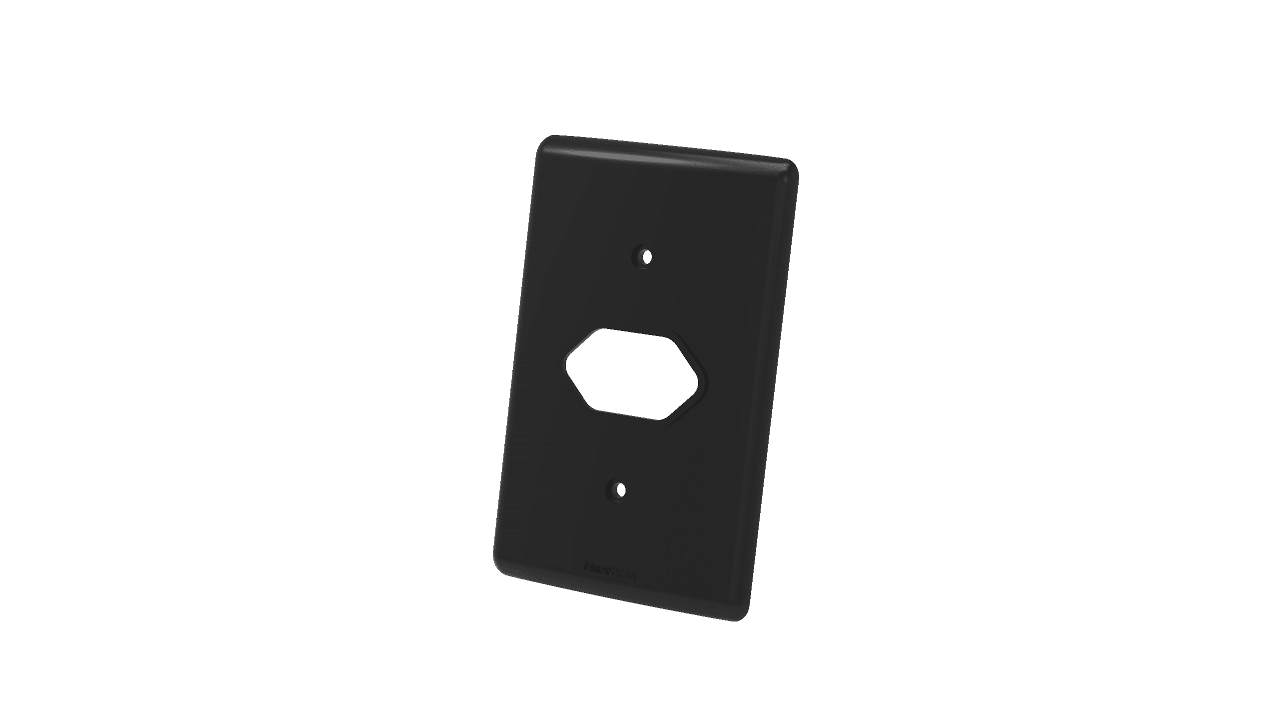 Placa 2x4" 1 tomada