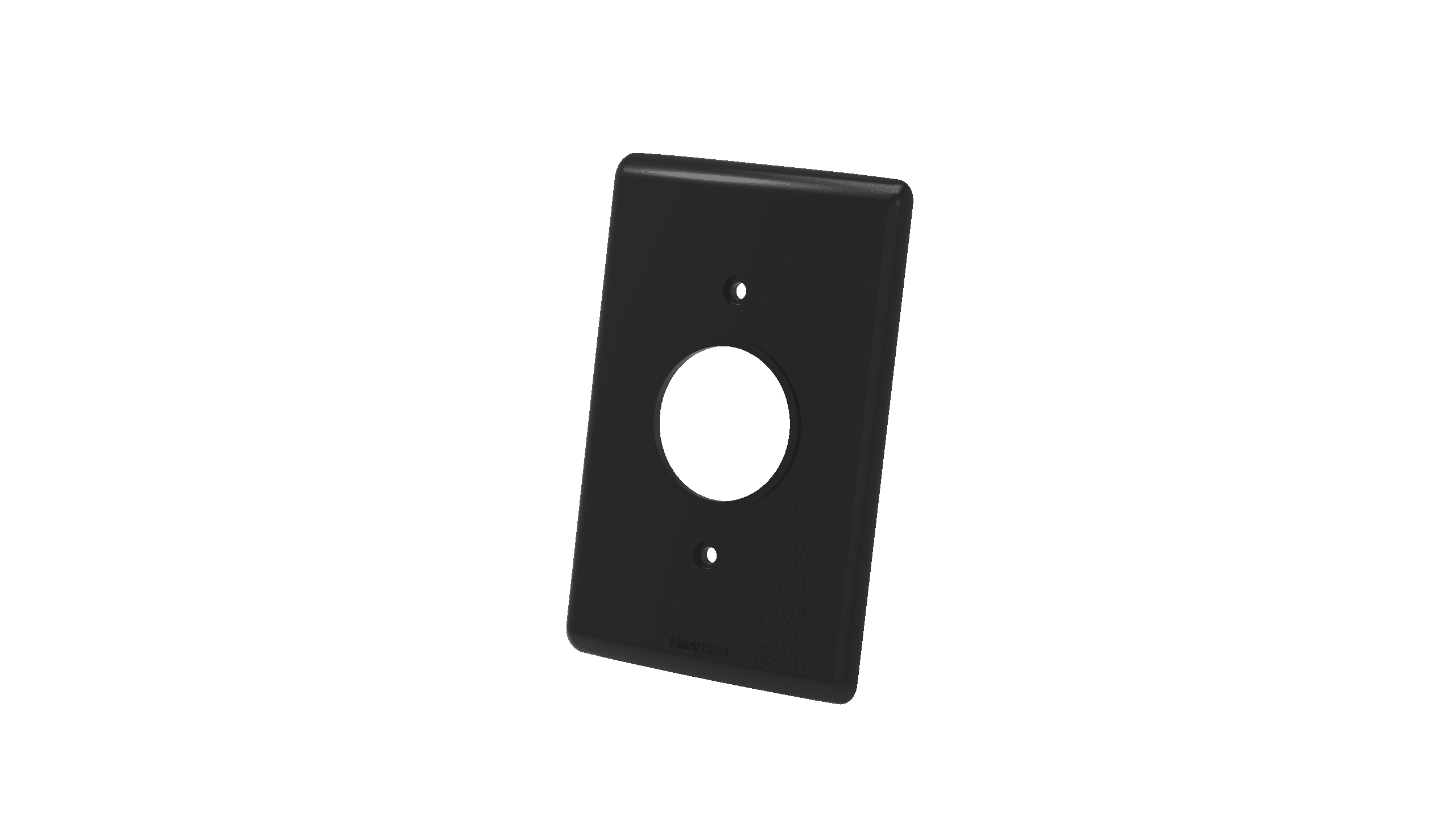 Placa 2x4" posto redondo