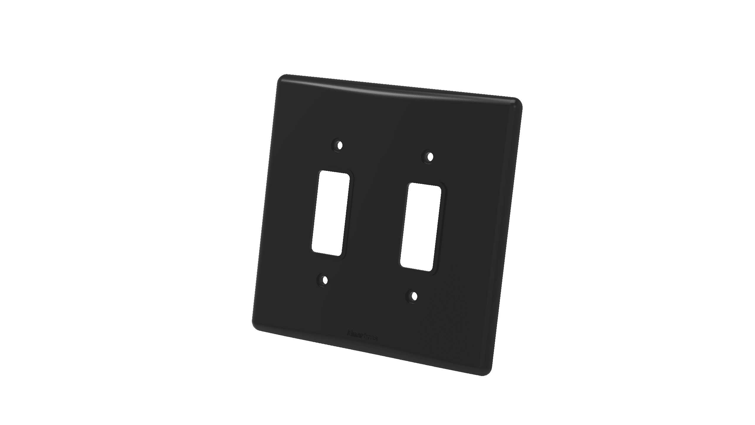 Placa 4x4" 1+1 módulo