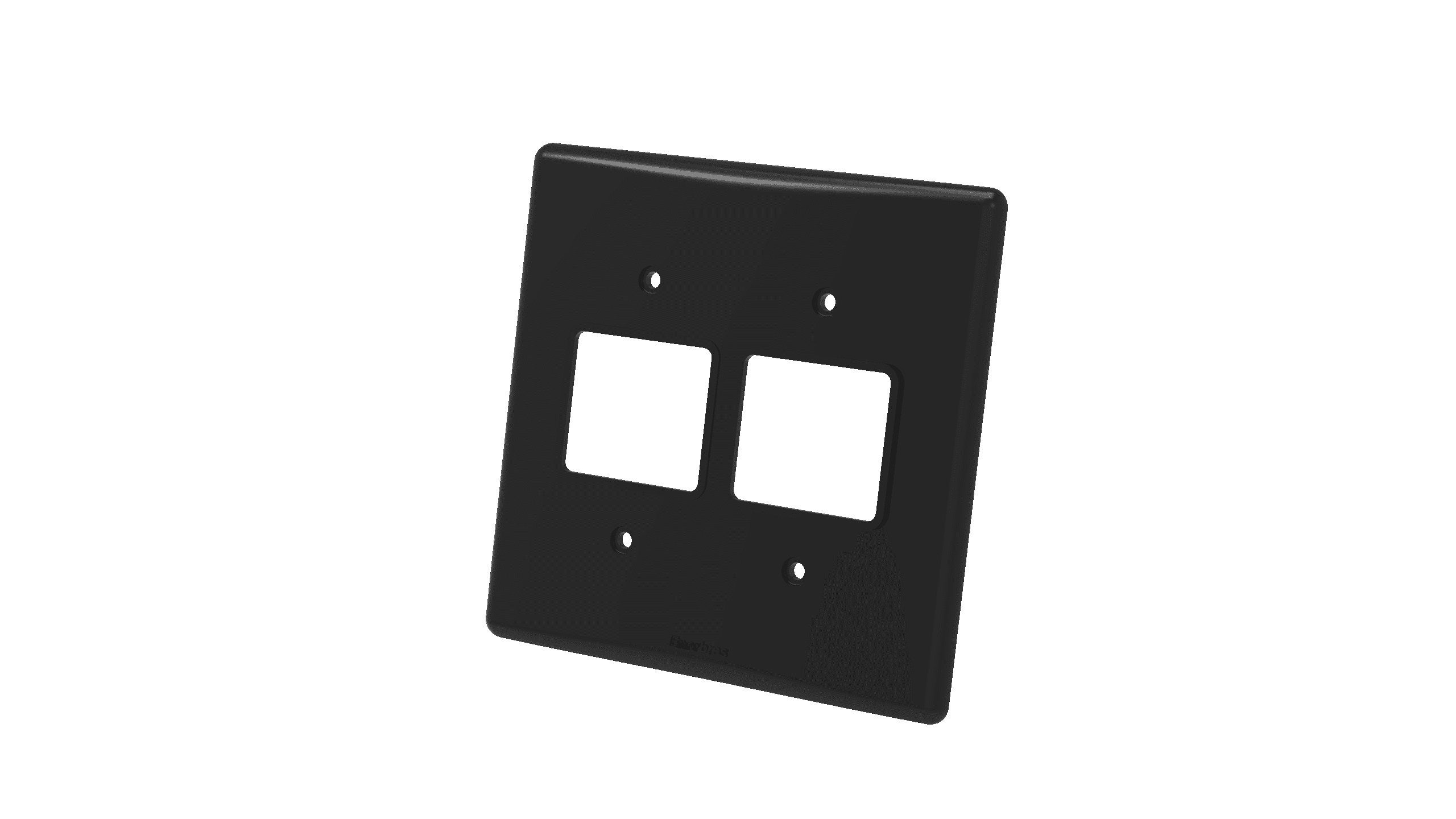 Placa 4x4" 2+2 módulos