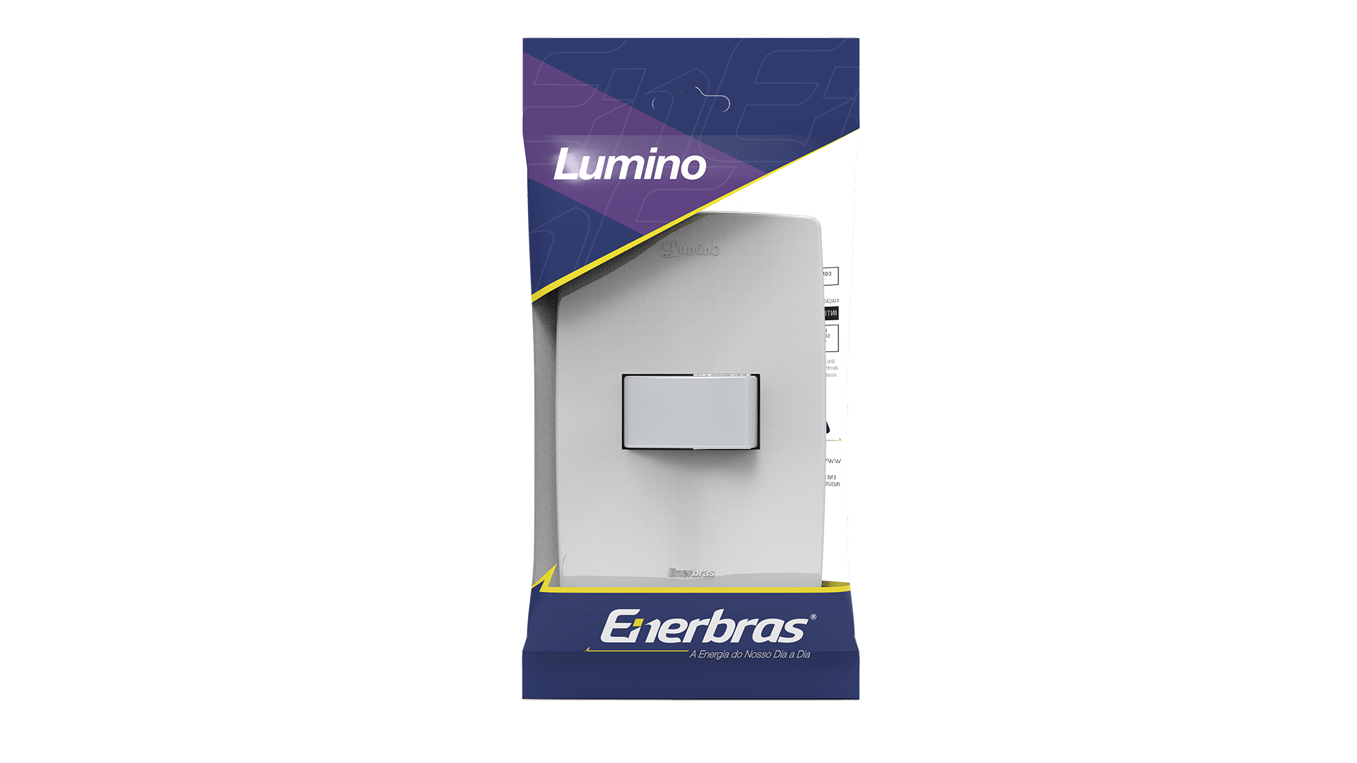 Conjunto interruptor 1 tecla paralelo