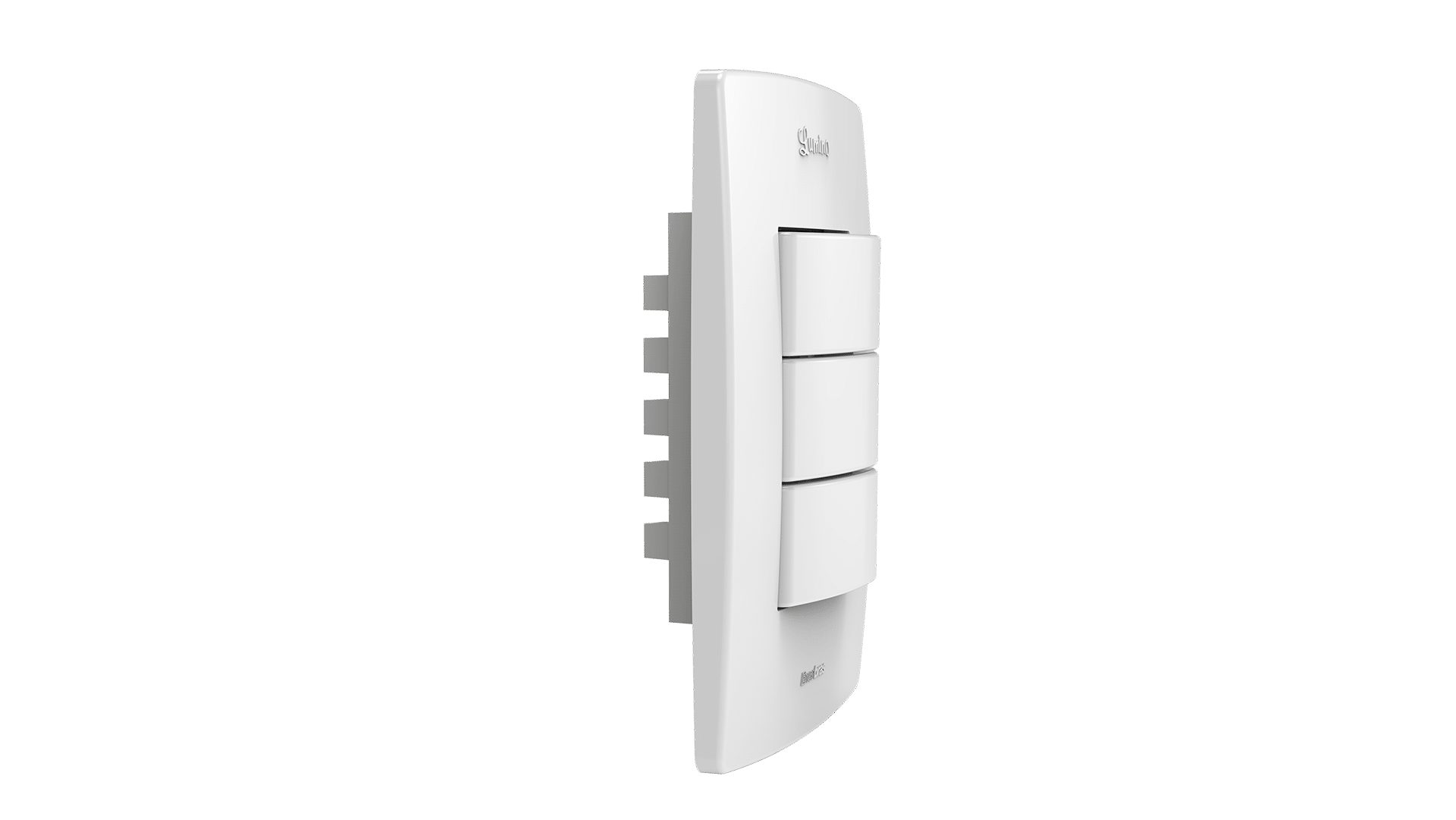 Conjunto interruptor 3 teclas paralelo