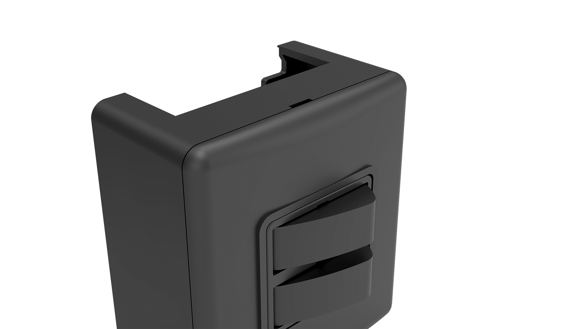 Conjunto interruptor 2 teclas simples