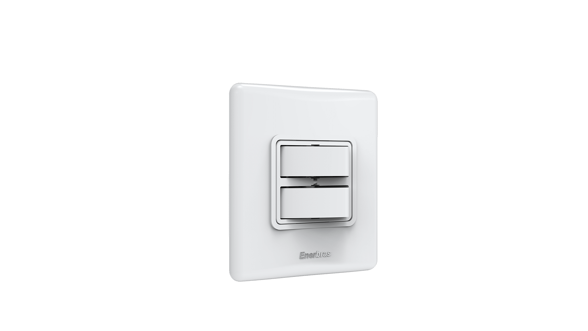 Conjunto interruptor 1 tecla simples + 1 tecla paralelo