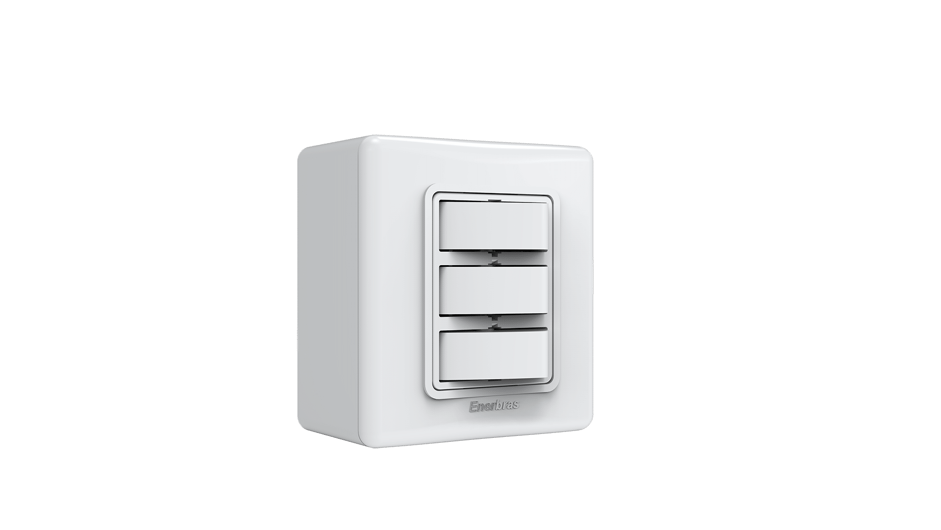 Conjunto interruptor 3 teclas simples