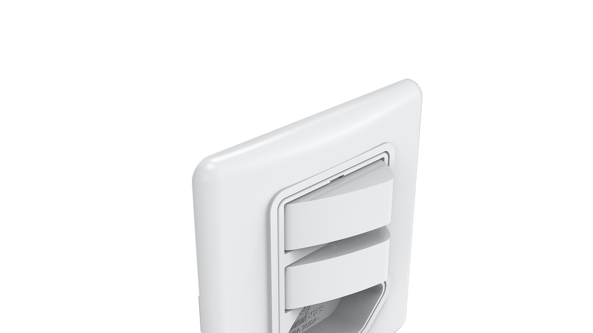 Conjunto interruptor 2 teclas paralelo + tomada 10A