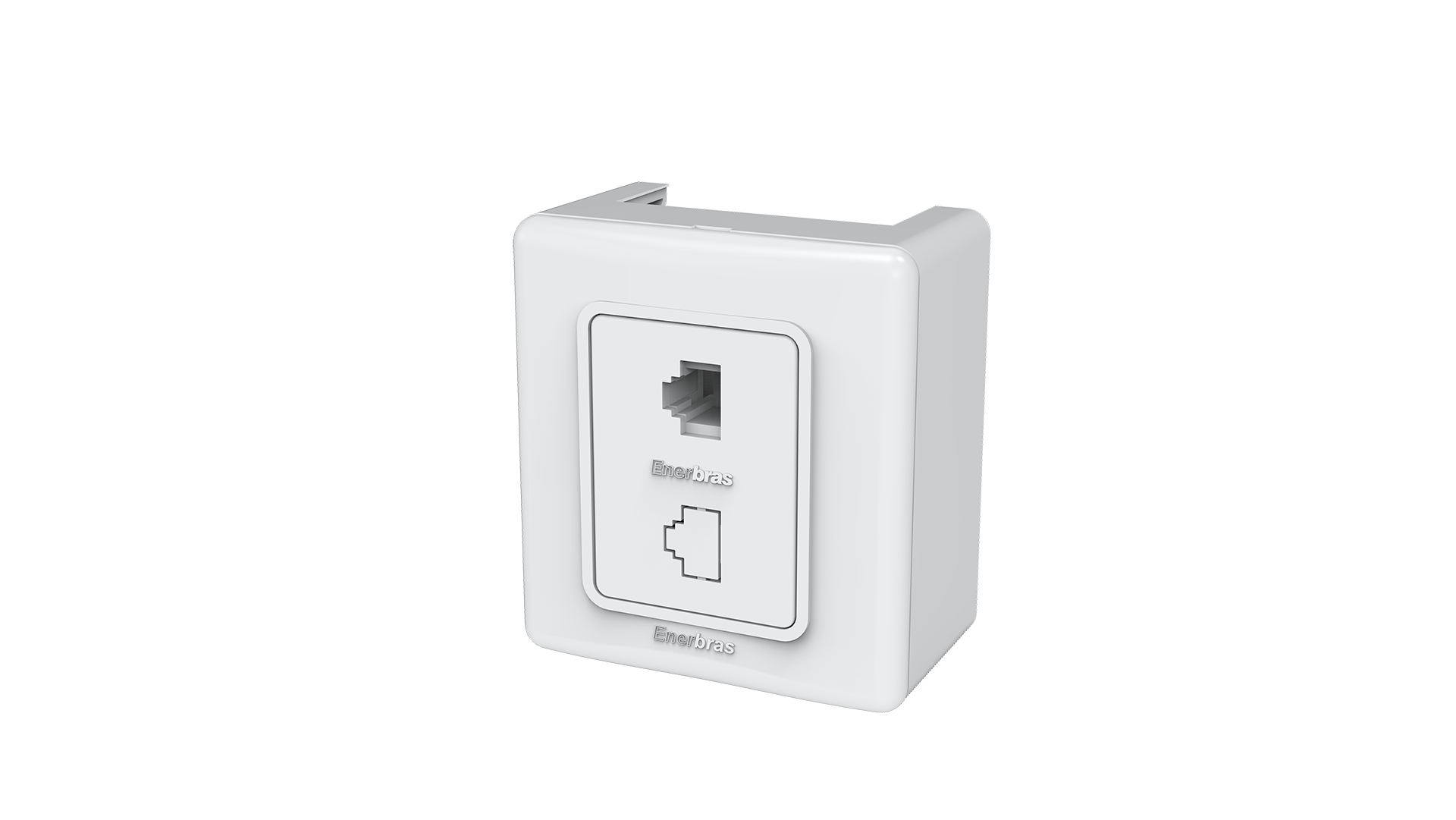 Conjunto tomada RJ-45 CAT. 5E