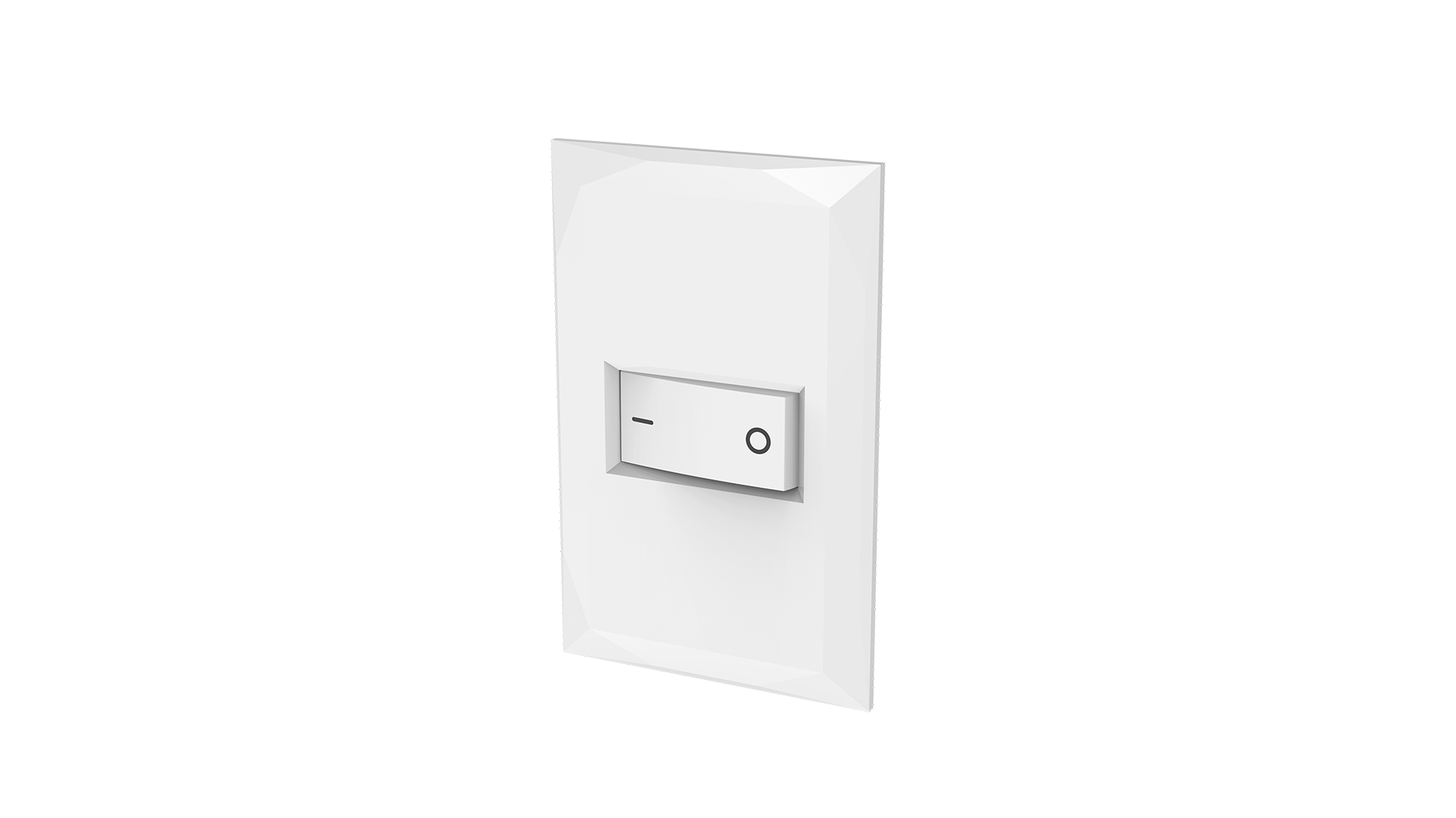 Conjunto interruptor 1 tecla bipolar paralelo