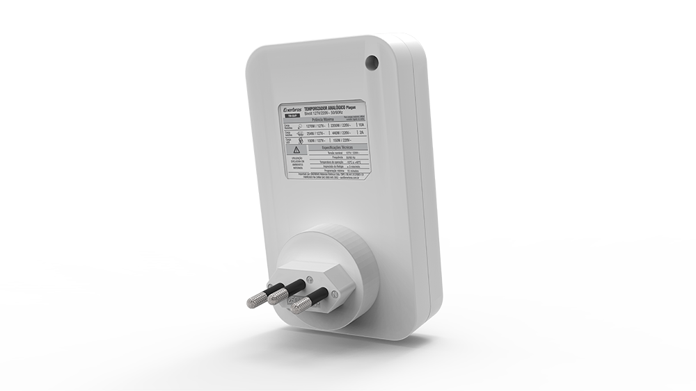 Temporizador analógico bivolt (plugue)