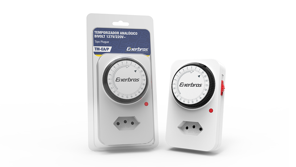 Temporizador analógico bivolt (plugue)