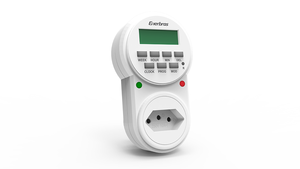 Temporizador digital bivolt (plugue)