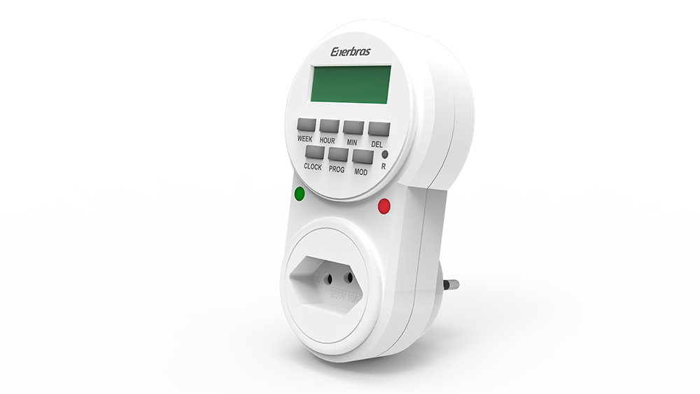 Temporizador digital bivolt (plugue)