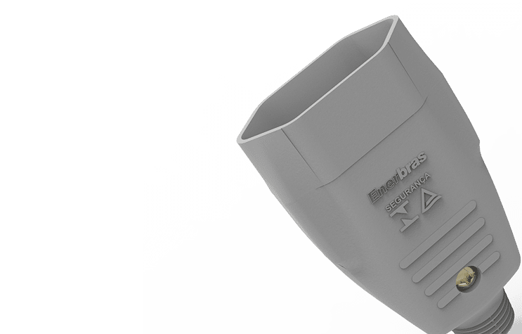 Tomada móvel 2P+T 10A